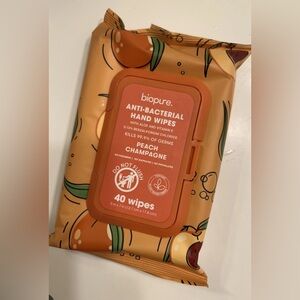 Peach Champagne Anti-Bacterial Hand Wipes